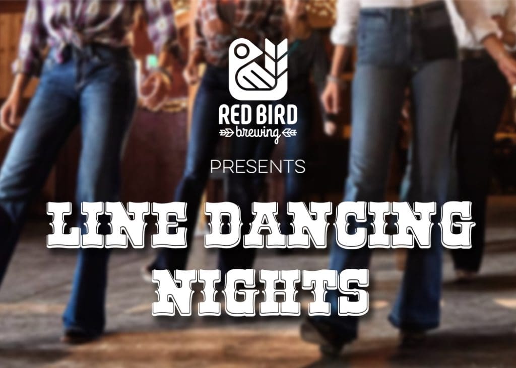 line dancing red bird brewing