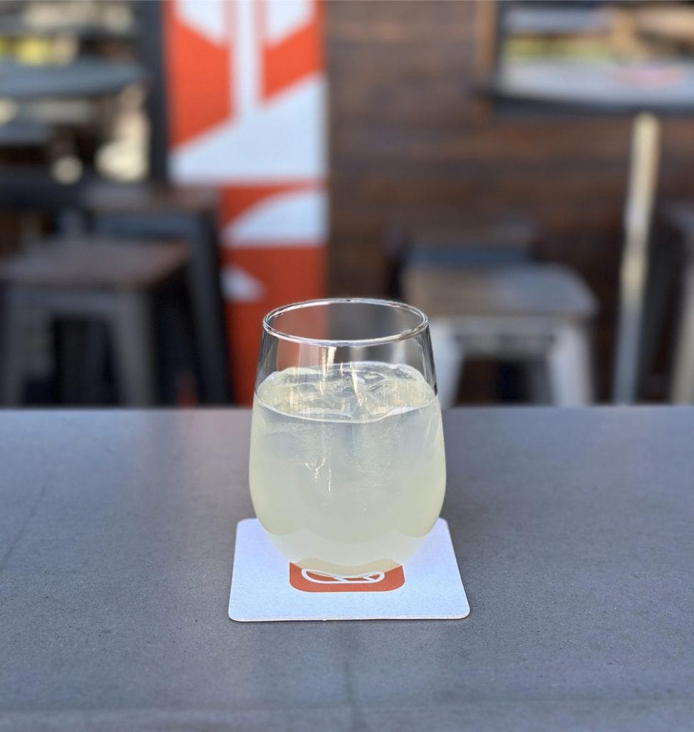 Elderflower Sprtiz Cocktail at Red Bird Brewing Kelowna