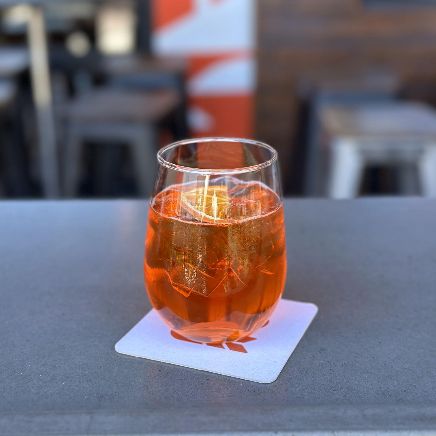 Aperol Spritz Cocktail at Red Bird Brewing Kelowna