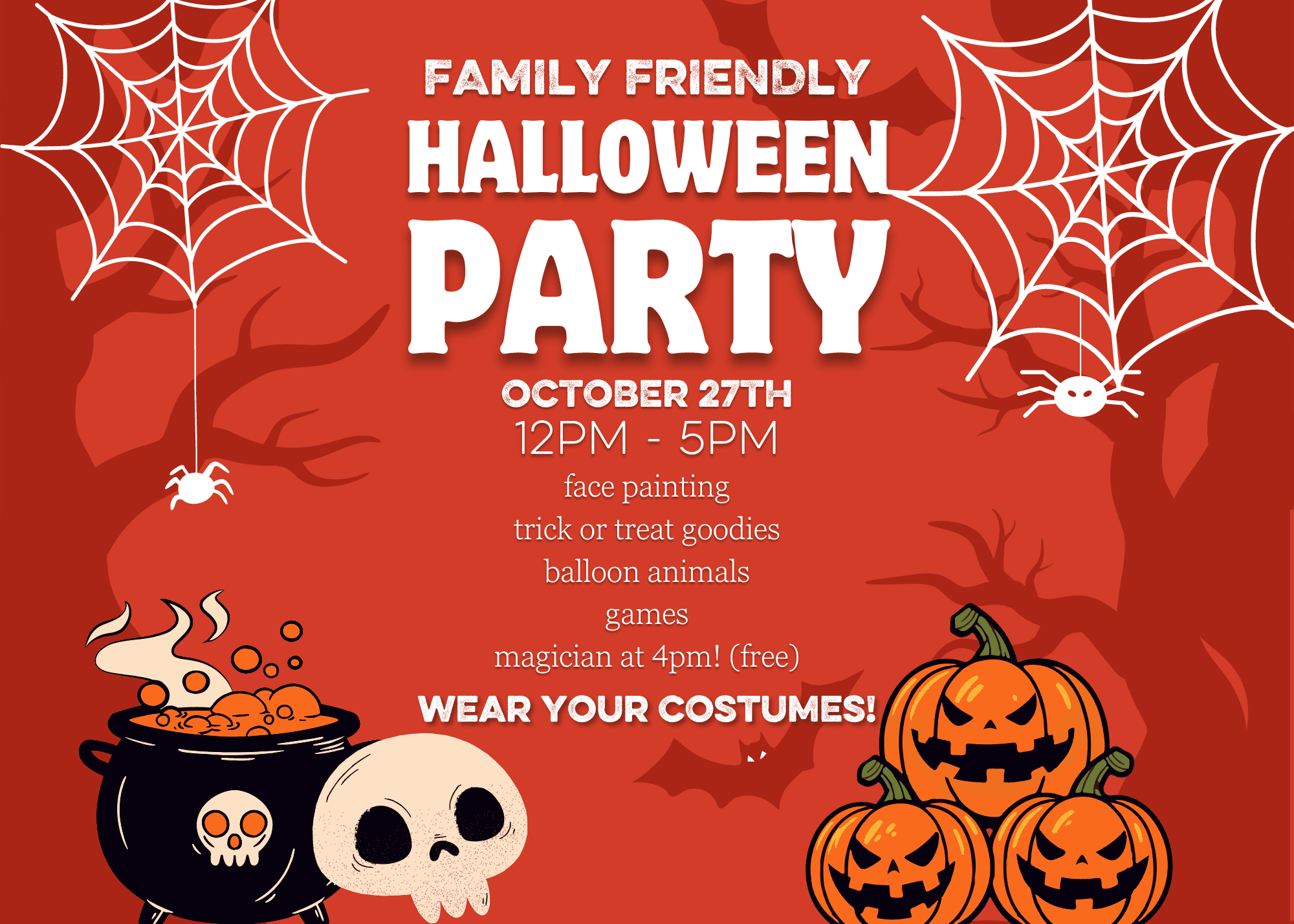 family friendly halloween party at red bird brewing