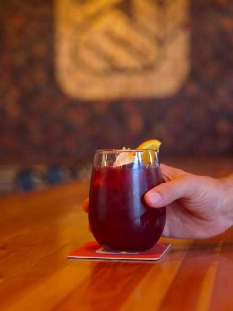 Harvest Spice Red Sangria at Red Bird Brewing