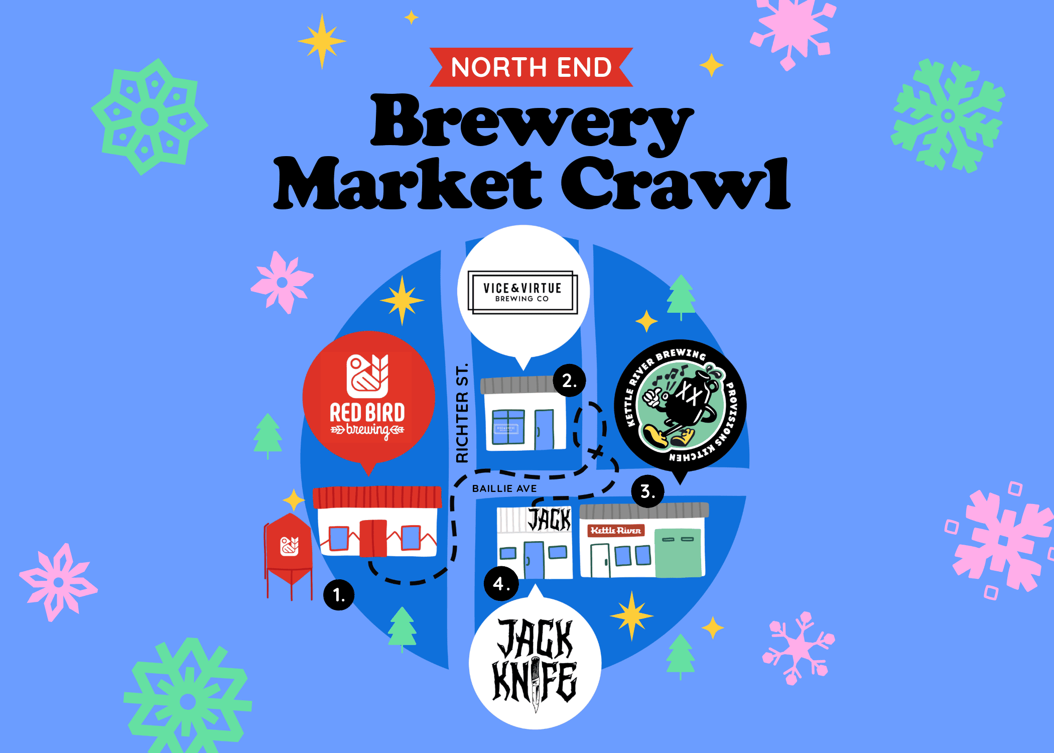 north end brewery market crawl