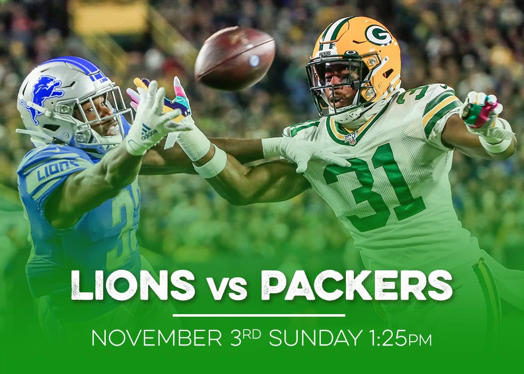 nfl detroit lions vs green bay packers