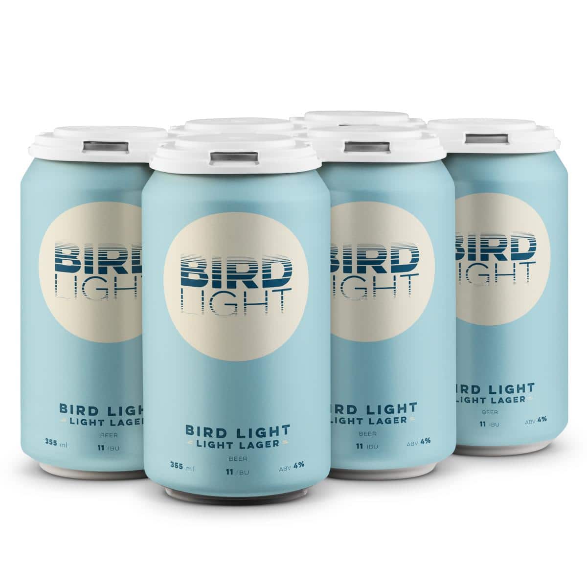 Bird Light Beer Cans by Red Bird Brewing, Kelowna