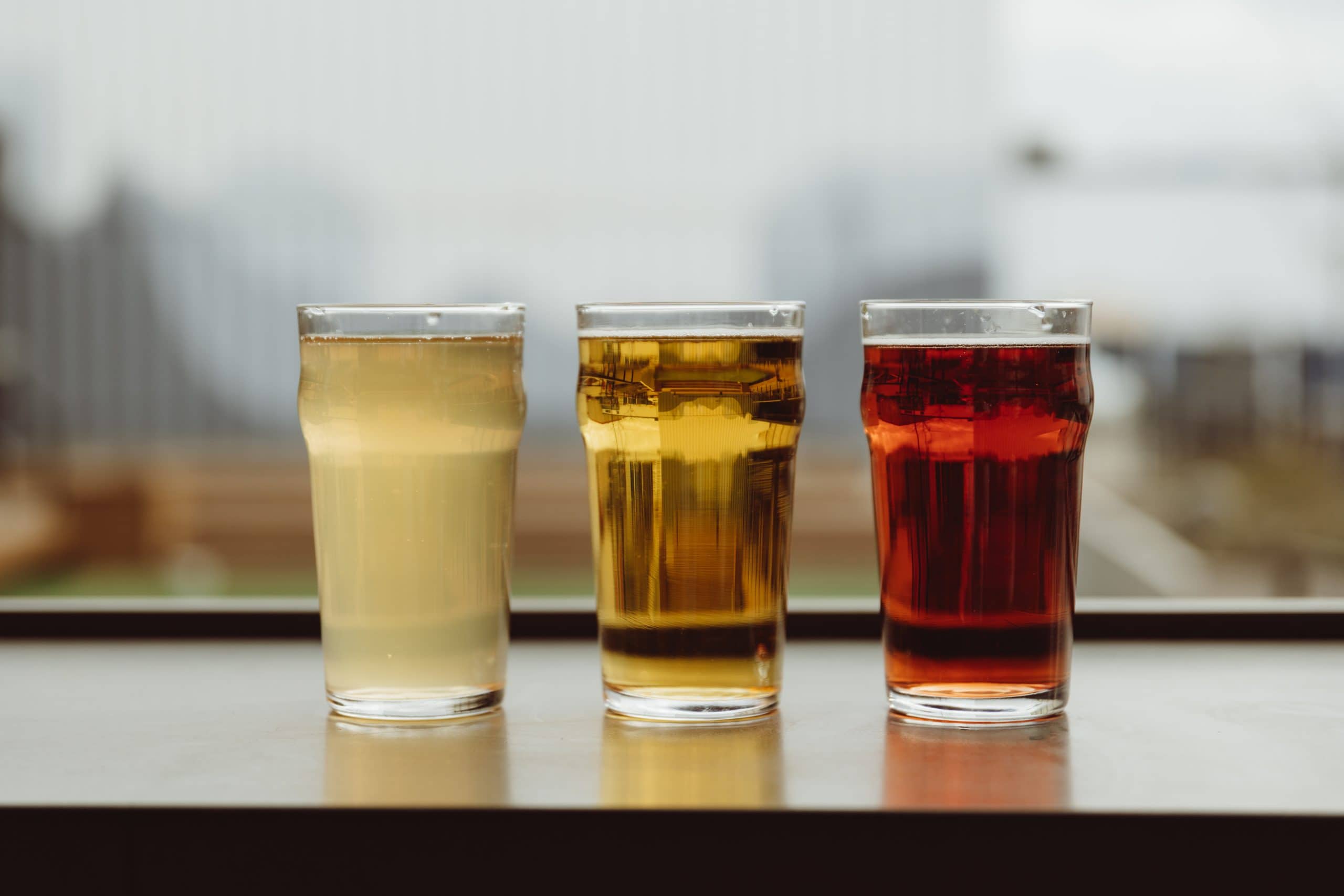 Cider Options (Soma Cider, Shuswap Cider, & Lass Chance Cider) at Red Bird Brewing Kelowna