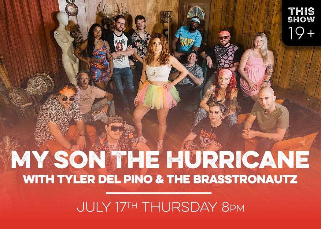 my son the hurricane with tyler del pino & the brasstronautz live at red bird brewing